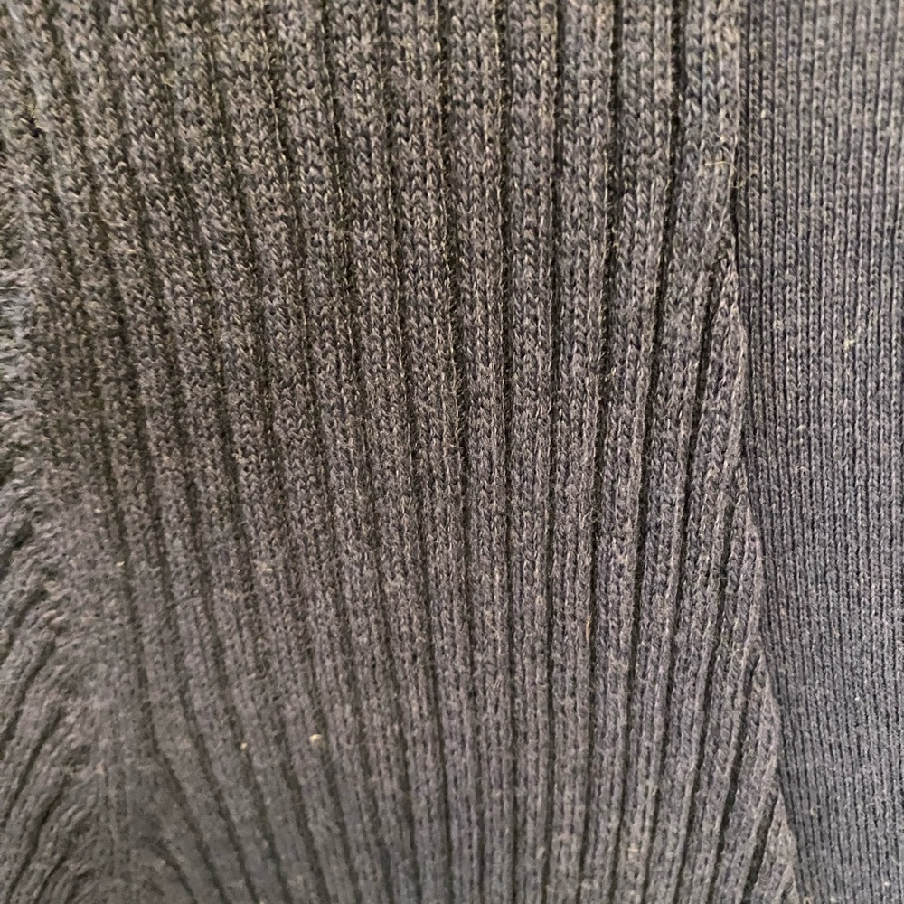 Soft Surroundings Ribbed Knit Cardigan Sweater Button Down L - Picture 8 of 9